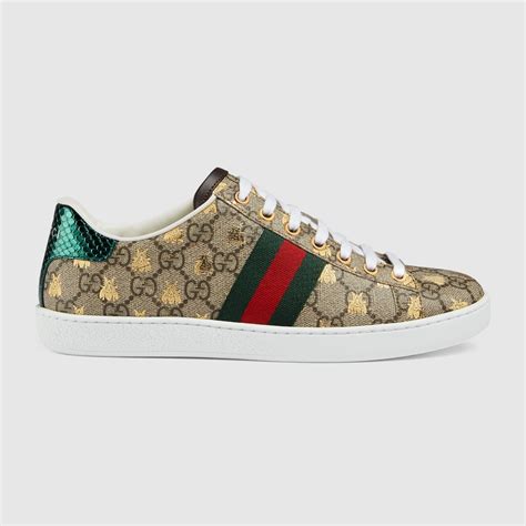 tessuto gucci supreme|Women's Gucci Ace sneaker with bees .